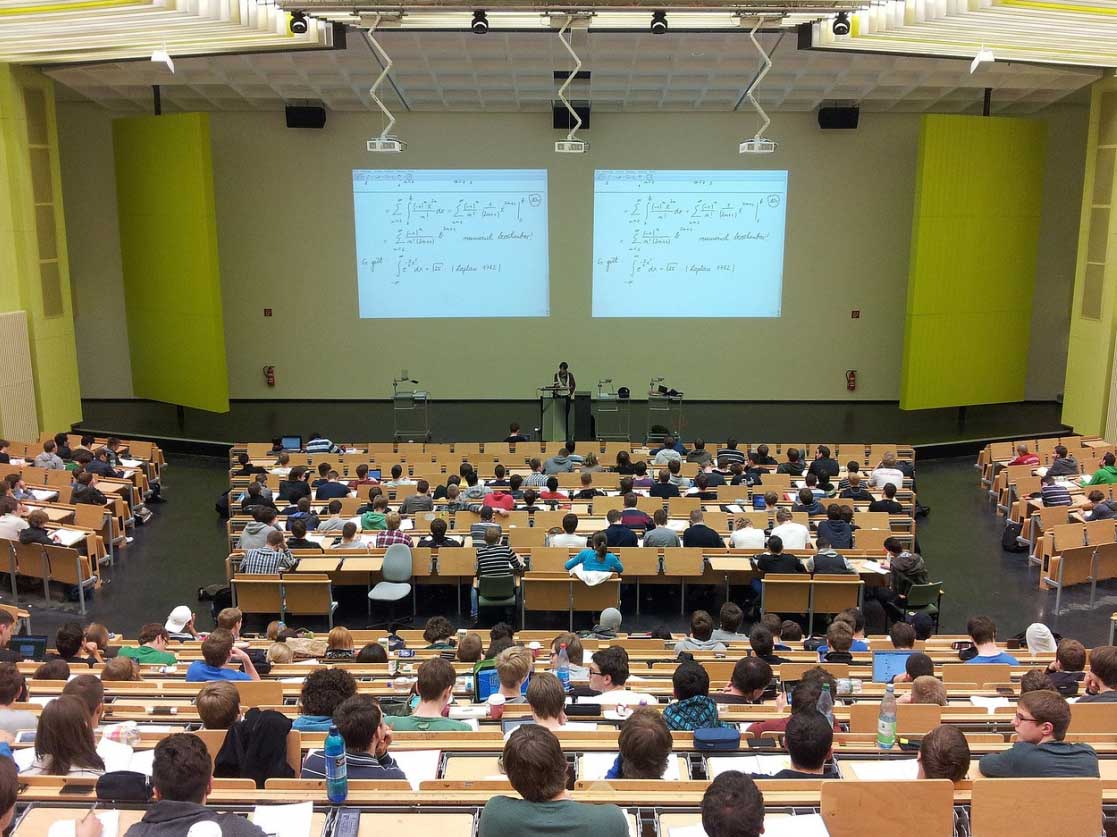 university lecture hall