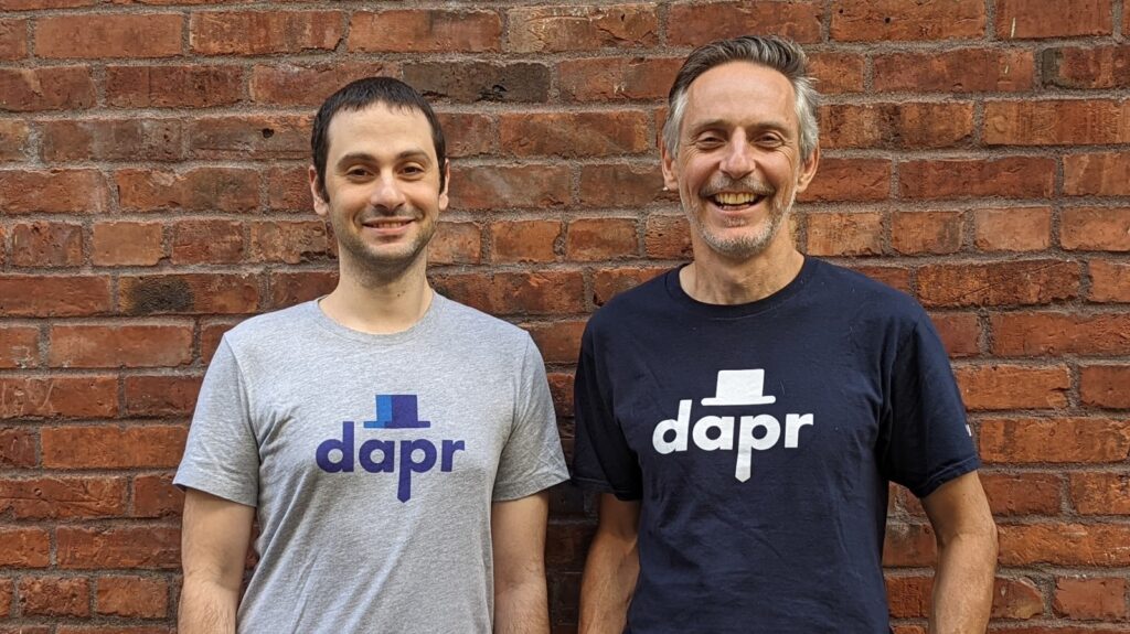 Yaron Schneider (Diagrid Founder / CTO) and Mark Fussell (Diagrid Founder / CEO)