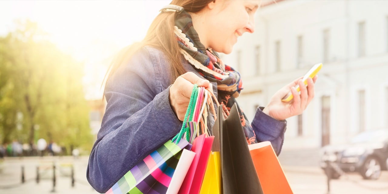 woman shopping