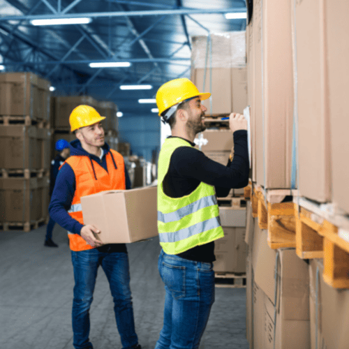warehouse workers