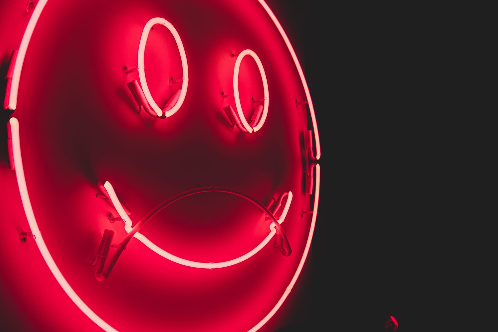 smiley face neon sign