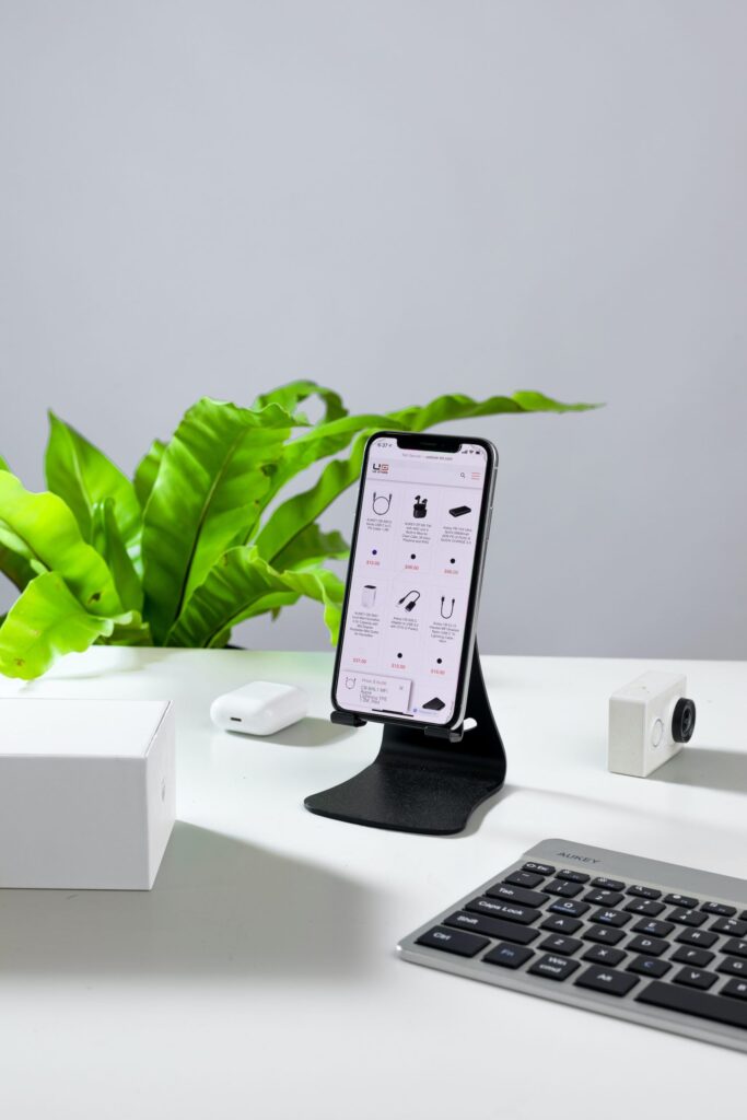 iphone and computer keyboard